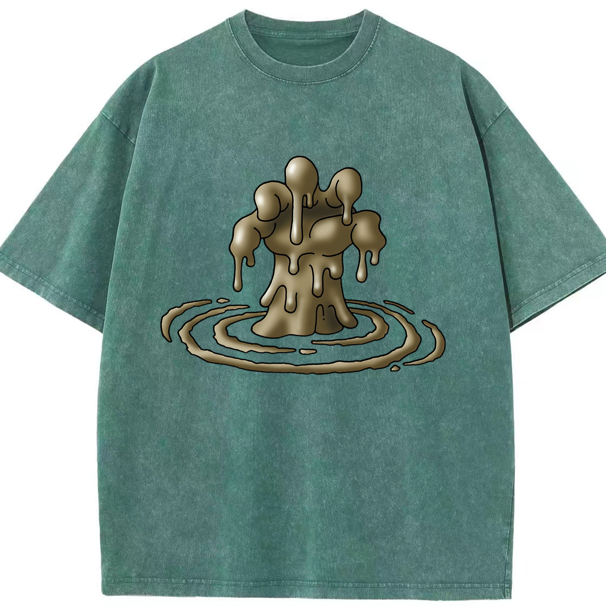 （画像用） ドラゴンクエスト Doragon Kuesuto Dragon Quest 綿100% ヴィンテージ風 半袖Tシャツ（フロントプリント）
